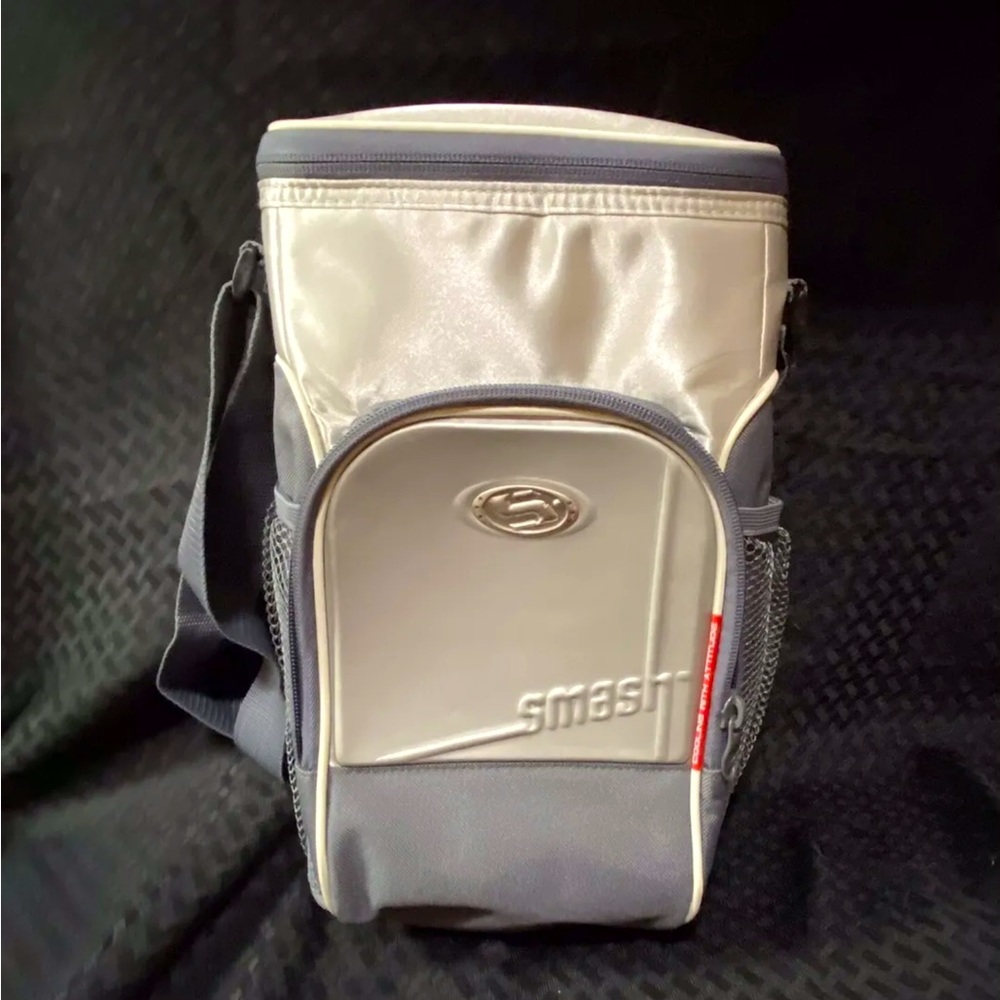 Smash Silver 10" Insulated Lunch Box Bag Nice
